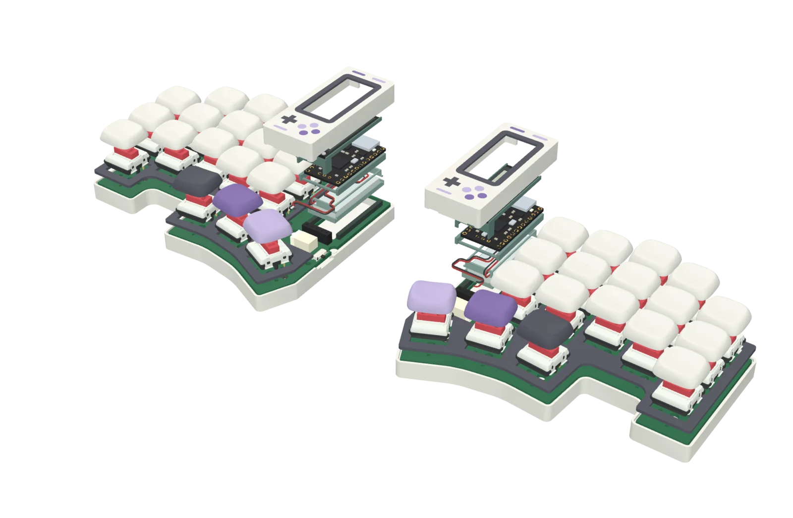 Flan36 in the SNES theme, layers apart